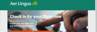 Aer Lingus check in