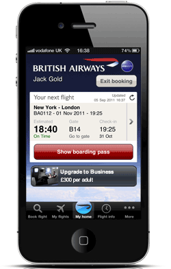 app check in british airways